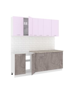 Кухонный гарнитур Кортекс-мебель Корнелия Лира-лайт 2.1м