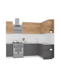 Кухонный гарнитур Интермебель Микс Топ-17 1.9x1.7м правая