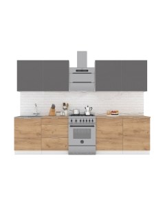 Кухонный гарнитур Интермебель Микс Топ-8 2.4м