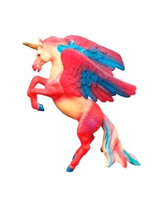 Фигурка коллекционная Masai Mara Мир фэнтези. Красный единорог с крыльями / MM206-448 Masai mara