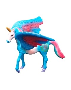 Фигурка коллекционная Masai Mara Мир фэнтези. Синий единорог с крыльями / MM206-445 Masai mara