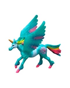Фигурка коллекционная Masai Mara Мир фэнтези. Зеленый единорог с крыльями / MM206-447 Masai mara