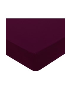 Простыня Milanika Бордо на резинке 160x200x20 Миланика