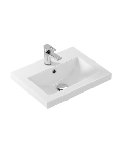 Умывальник со смесителем Cersanit Como 50 / S-UM-COM50/1-w + 63034