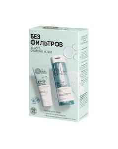 Набор косметики для лица Natura Siberica Lab Biome Без Фильтров Гель-пенка 75мл+Тоник 200мл Natura siberica
