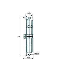 Топливный фильтр Knecht/Mahle KLH12 Knecht/mahle