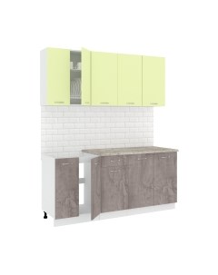 Кухонный гарнитур Кортекс-мебель Корнелия Лира-лайт 1.8м