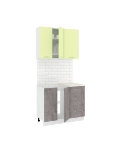 Кухонный гарнитур Кортекс-мебель Корнелия Лира 1.0м