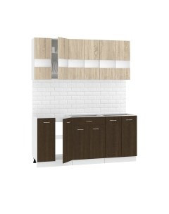 Кухонный гарнитур Кортекс-мебель Корнелия Экстра 1.8 без столешницы