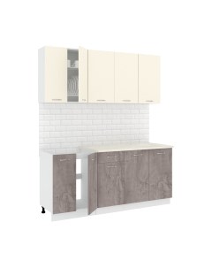 Кухонный гарнитур Кортекс-мебель Корнелия Лира-лайт 1.8м