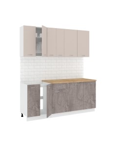 Кухонный гарнитур Кортекс-мебель Корнелия Лира-лайт 1.9м