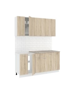 Кухонный гарнитур Кортекс-мебель Корнелия Лира-лайт 1.7м