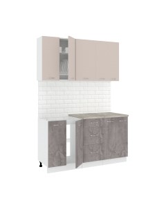 Кухонный гарнитур Кортекс-мебель Корнелия Лира 1.5м