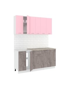 Кухонный гарнитур Кортекс-мебель Корнелия Лира-лайт 1.7м