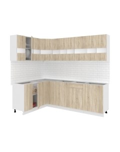 Кухонный гарнитур Кортекс-мебель Корнелия Экстра 1.5x2.4 без столешницы