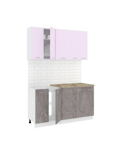 Кухонный гарнитур Кортекс-мебель Корнелия Лира 1.5м