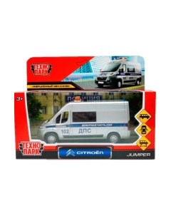 Автомобиль игрушечный Технопарк Citroen Jumper Полиция / JUMPER-14POL-SR
