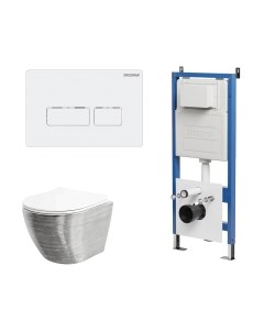 Унитаз подвесной с инсталляцией Grossman GR-4455SWS+900.K31.01.000+700.K31.03.000.000
