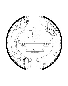 Тормозные колодки AP 09570 Ap