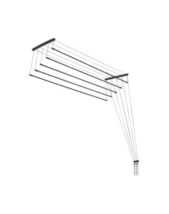 Сушилка для белья Comfort Alumin Group Потолочная 5 прутьев Black Style 240см Comfort alumin group