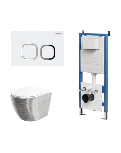 Унитаз подвесной с инсталляцией Grossman GR-4455SWS+900.K31.01.000+700.K31.02.000.000