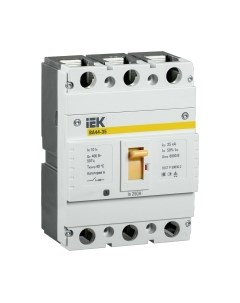 Выключатель автоматический IEK ВА 44-35 3P 200A 25kA / SVA4410-3-0200 Iek