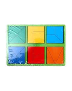 Развивающая игра Лесная мастерская Квадраты 1 уровень. 2 планшета / 9398633