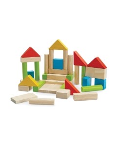Развивающий игровой набор Plan Toys Кубики 40 цветных блоков / 5513 Plan toys