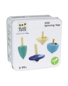 Развивающий игровой набор Plan Toys Волчки / 4132 Plan toys