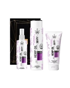Набор косметики для волос BeOn Hemp Oil Восстановление Шампунь+Бальзам+Спрей Beon