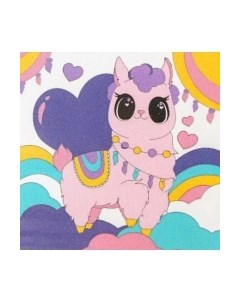 Картина по номерам Волшебная лама / 4719046 Школа талантов