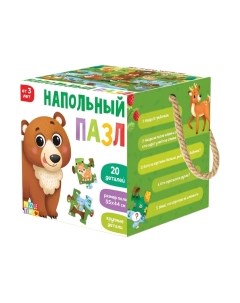 Развивающая игра Puzzle Time Лес и его жители / 6031129 Puzzle time