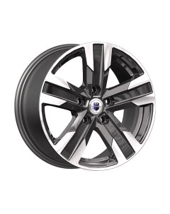 Литой диск K&K Висмут 16x7" 5x108мм DIA 67.1мм ET 33мм Алмаз черный K&k