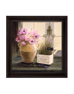 Картина Декарт Фиолетовые маки 1 8Л1803