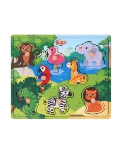 Развивающий игровой набор Mapacha Вкладыши. Джунгли / 962010