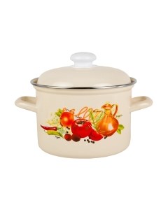 Кастрюля Лысьвенские эмали Итальянская кухня С-1612 АП2/4Жм