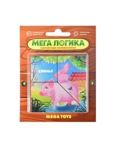 Развивающая игра Mega Toys Магнитная головоломка Свинья / 15758 Mega toys