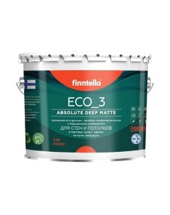 Краска Eco 3 Wash and Clean Lootus / F-08-1-3-LG87 Finntella
