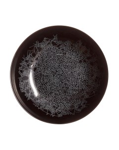 Тарелка столовая глубокая Luminarc Zoe Black V0119