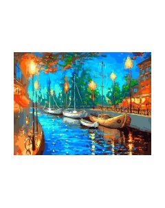 Картина по номерам БЕЛОСНЕЖКА Вечерние огни / 1112-AS Белоснежка