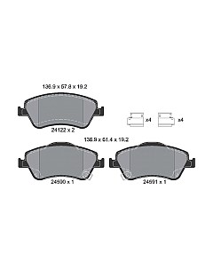 Тормозные колодки 2412201 Textar