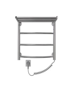 Полотенцесушитель электрический GRANULA Классик 50x60 D32 с полкой Granula