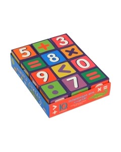 Развивающий игровой набор Айрис-пресс Умные кубики в поддончике. Учимся считать. New / 9785811280513