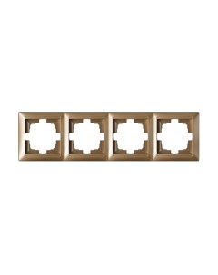 Рамка для выключателей и розеток Bylectrica Стиль Юлиг 735212.217