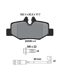 Тормозные колодки Textar 2400801