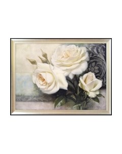 Картина Декарт Три белых розы 8Л3619