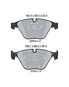 Тормозные колодки Textar 2331207