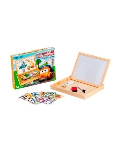 Конструктор магнитный Лесная мастерская Транспорт / 9712478