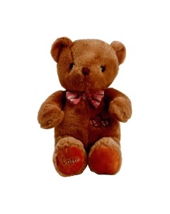Мягкая игрушка Медведь с бантом и сердцем / 10091828 Sima-land