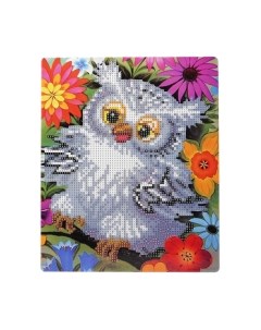 Набор алмазной вышивки Школа талантов Сова в цветах / 3803848